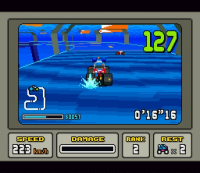 Screen ze hry Stunt Race FX