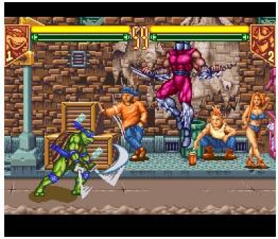 Screen ze hry Teenage Mutant Ninja Turtles: Tournament Fighters