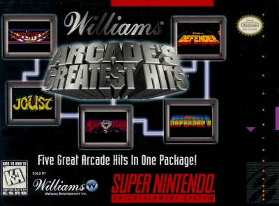 Obal hry Williams Arcades Greatest Hits