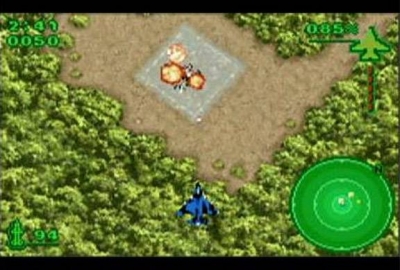 Screen ze hry Ace Combat Advance