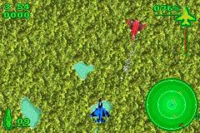 Screen ze hry Ace Combat Advance