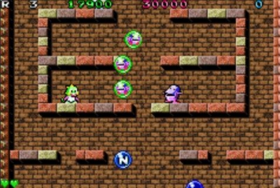 Screen ze hry Bubble Bobble: Old & New