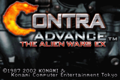 Screen ze hry Contra Advance: The Alien Wars EX