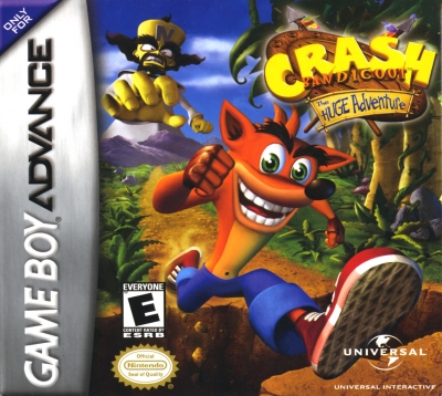 Obal hry Crash Bandicoot: The Huge Adventure