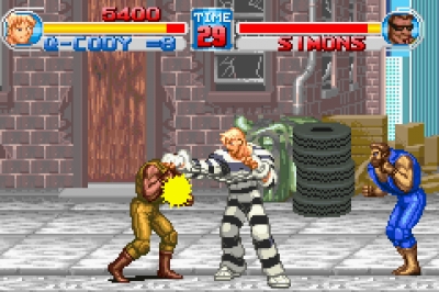 Screen ze hry Final Fight One