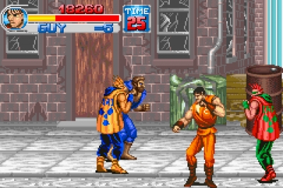 Screen ze hry Final Fight One