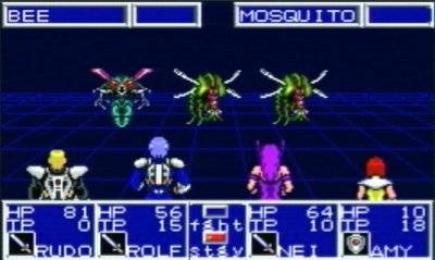 Screen ze hry Phantasy Star Collection