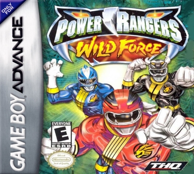 Obal hry Power Rangers: Wild Force