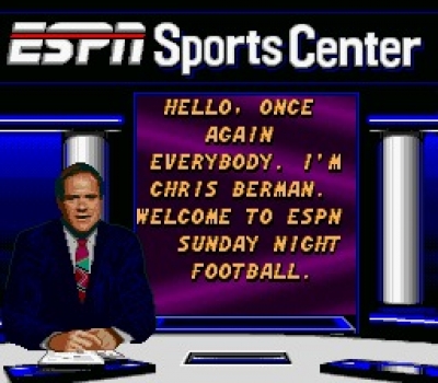 Screen ze hry ESPN Sunday Night NFL