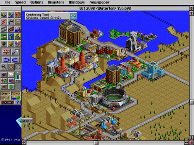 Screen ze hry SimCity 2000