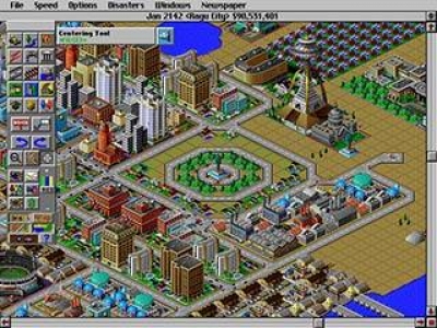 Screen ze hry SimCity 2000