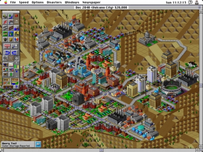 Screen ze hry SimCity 2000