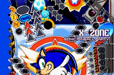 Screen ze hry Sonic Pinball Party