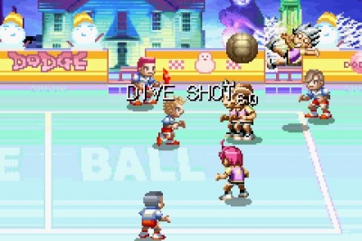 Screen ze hry Super Dodge Ball Advance