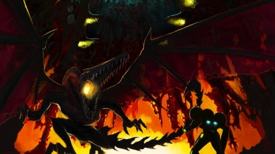 Artwork ke he Metroid: Zero Mission