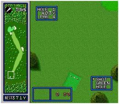 Screen ze hry HALs Hole in One Golf