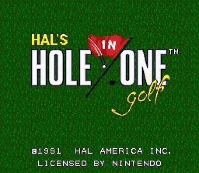 Screen ze hry HALs Hole in One Golf