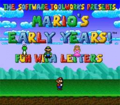 Screen ze hry Marios Early Years: Fun with Letters