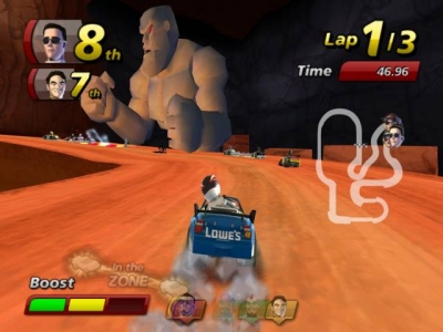 Screen ze hry NASCAR Kart Racing