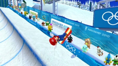 Artwork ke he Mario & Sonic at the Olympic Winter Games