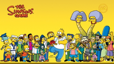 Artwork ke he The Simpsons Game