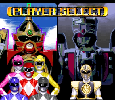 Screen ze hry Mighty Morphin Power Rangers: The Fighting Edition