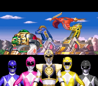 Screen ze hry Mighty Morphin Power Rangers: The Fighting Edition