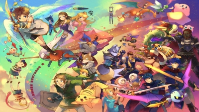 Artwork ke he Super Smash Bros. Melee