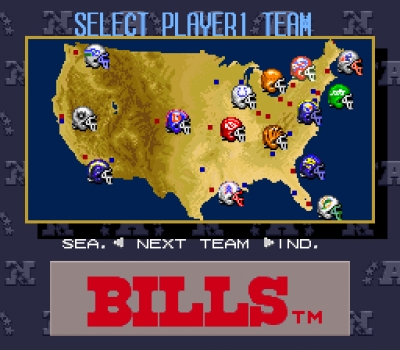 Screen ze hry Tecmo Super Bowl III: Final Edition