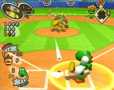 Screen ze hry Mario Superstar Baseball