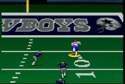 Screen ze hry Troy Aikman NFL Football