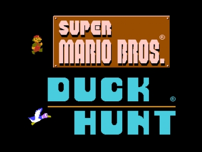 Screen ze hry Super Mario Bros. / Duck Hunt