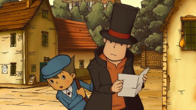 Artwork ke he Professor Layton and the Curious Village