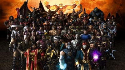 Artwork ke he Ultimate Mortal Kombat