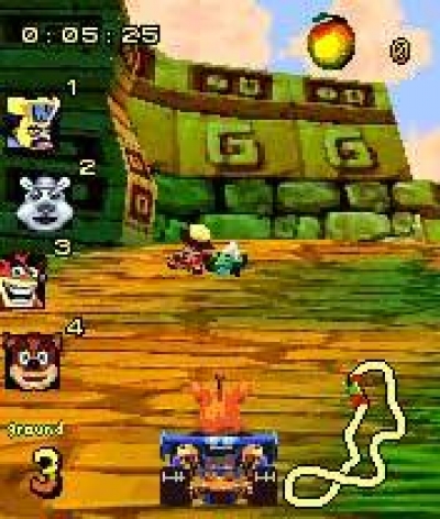 Screen ze hry Crash Nitro Kart