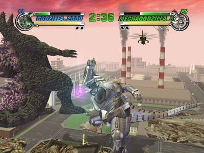 Screen ze hry Godzilla: Destroy All Monsters Melee