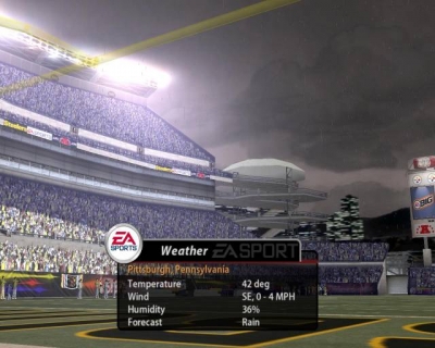 Screen ze hry Madden NFL 2005