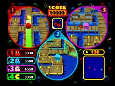 Screen ze hry Pac-Man vs.