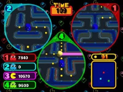 Screen ze hry Pac-Man vs.