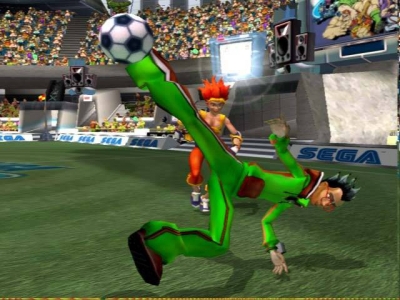 Screen ze hry Sega Soccer Slam