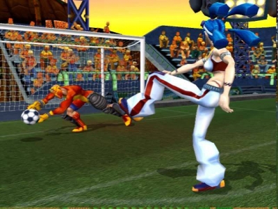 Screen ze hry Sega Soccer Slam