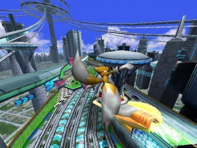 Screen ze hry Sonic Riders