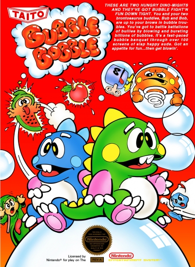 Obal hry Bubble Bobble