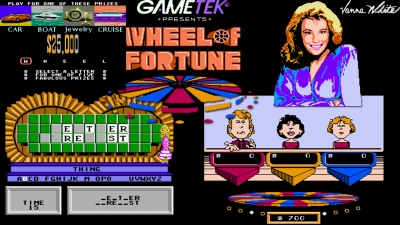 Screen Wheel of Fortune Featuring Vanna White