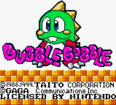 Screen ze hry Classic Bubble Bobble