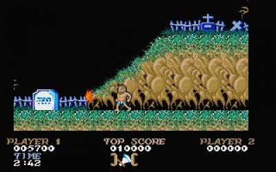 Screen ze hry Ghosts n Goblins