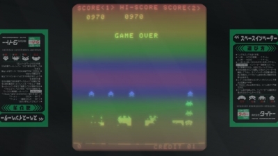 Screen ze hry Space Invaders