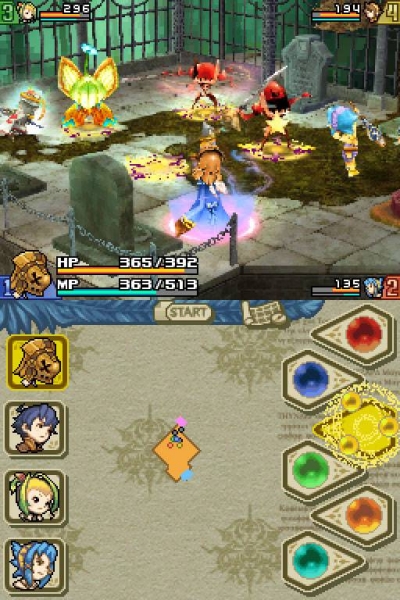 Screen ze hry Final Fantasy Crystal Chronicles: Echoes of Time