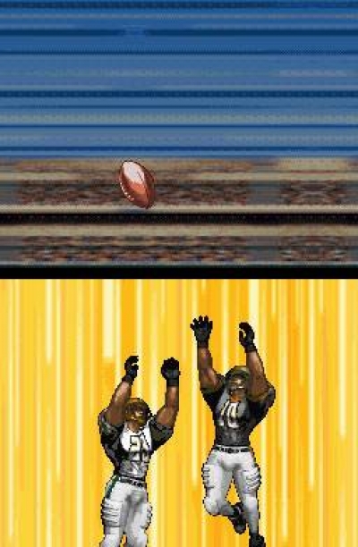 Screen ze hry Tecmo Bowl: Kickoff