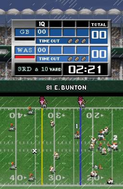 Screen ze hry Tecmo Bowl: Kickoff